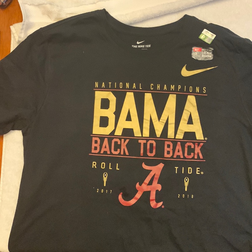 Alabama football national championship back to back shirt